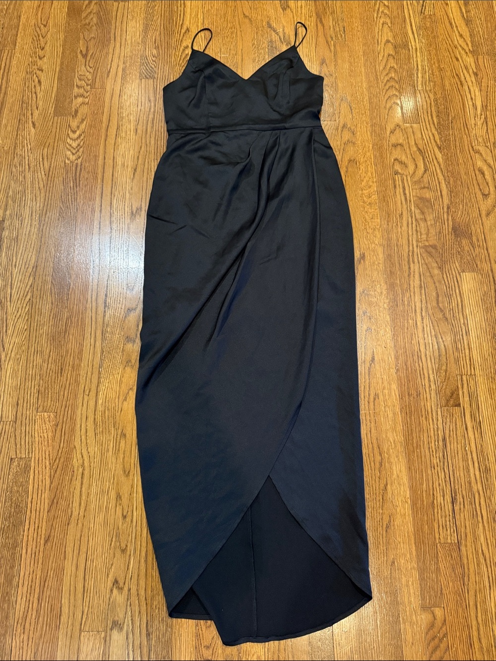 Express Black Spaghetti-Strap Maxi Dress